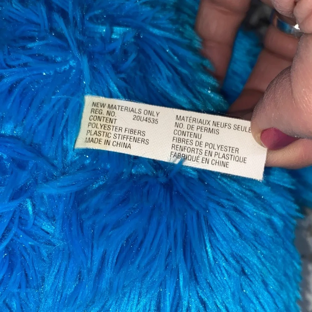Fisher-Price Furry Blue Monster with Cookie